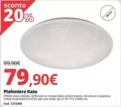 Cielo - Plafoniera Kato