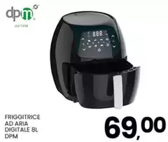 Dpm - Friggitrice Ad Aria Digitale 8L