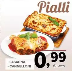 Lasagna/Cannelloni