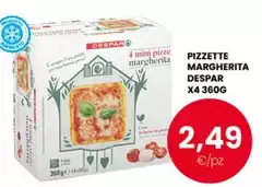 Despar - Pizzette Margherita X4