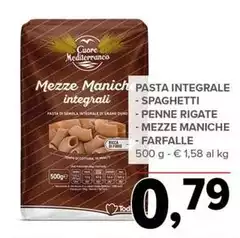 Cuore mediterraneo - Pasta Integrale Spaghetti Penne Rigate