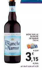 Blanche De Namur - Bière Sur Lie
