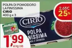 Cirio - Polpa Di Pomodoro La Finissima