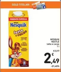 Nesquik - Latte E Cacao