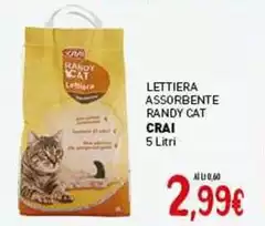 Crai - Lettiera Assorbente Randy Cat