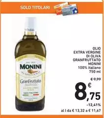 Monini - Olio Extra Vergine Di Oliva Granfruttato
