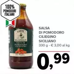 L'arte delle specialità - Salsa Di Pomodoro Ciliegino Siciliano