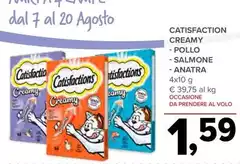 Catisfactions - Catisfaction Creamy, Pollo, Salmone, Anatra