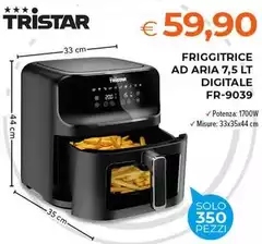 Tristar - Friggitrice Ad Aria 7,5 Lt Digitale FR-9039