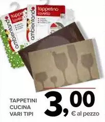 Tappetini Cucina