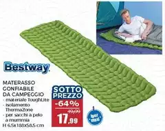 Bestway - Materasso Confibiable Da Campeggio