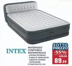 Intex - Materasso Gonflabile Matrimoniale