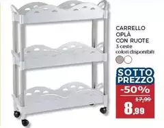 Carrello Opla Con Ruote