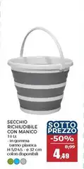 Secchio Richiudibile Con Manico
