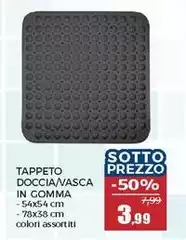Tappeto Doccia/vasca In Gomma