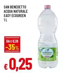 San Benedetto - Acqua Naturale Easy Ecogreen