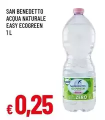 San Benedetto - Acqua Naturale Easy Ecogreen