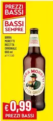 Moretti - Birra Ricetta Originale