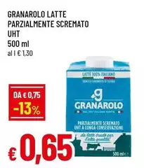 Granarolo - Latte Parzialmente Scremato UHT