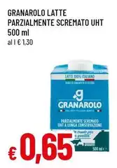 Granarolo - Latte Parzialmente Scremato UHT