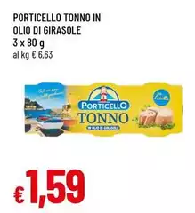 Porticello - Tonno In Olio Di Girasole