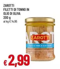 Zarotti - Filetti Di Tonno In Olio Di Oliva