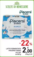 Benessere - Latte Fermentato Piacersi