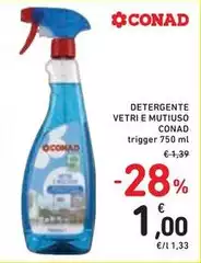 Conad - Detergente Vetri E Mutiuso