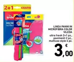 Vileda - Linea Panni In Microfibra Color