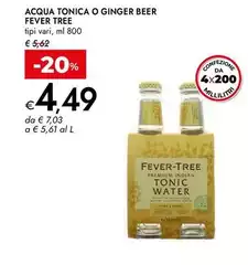 Fever tree - Acqua Tonica O Ginger Beer