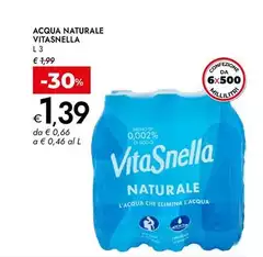 Vitasnella - Acqua Naturale
