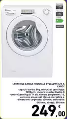 Candy - Lavatrice Carica Frontale EY784DW5/1-S
