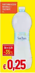 Sant'anna - Acqua Naturale/ Frizzante