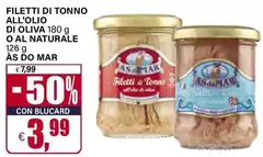 As Do Mar - Filetti Di Tonno All'Olio Di Oliva O Al Naturale
