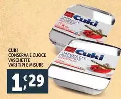Cuki - Conserva E Cuoce Vaschette