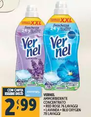 Vernel - Ammorbidente Concentrato Red Rose