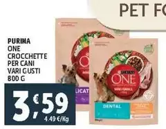 Purina - One Crocchette Per Cani