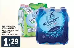 San Benedetto - Acqua Minerale Eco Green Naturale/Frizzante