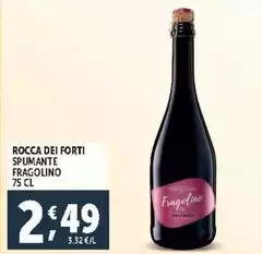 Rocca dei forti - Spumante Fragolino