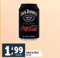 Jack Daniels - Jack & Cola