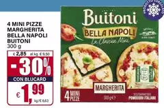 Buitoni - 4 Mini Pizze Margherita Bella Napoli
