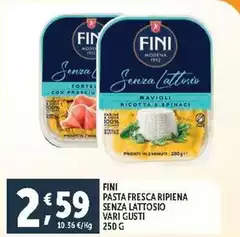 Fini Modena - Pasta Fresca Ripiena Senza Lattosio