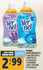 Vernel - Ammorbidente Concentrato Red Rose