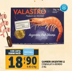 Gamberi Argentini Ll Congelati A Bordo