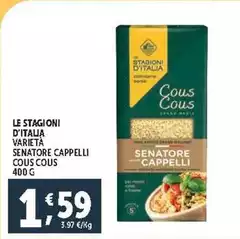 Senatore - Le Stagioni D'italia Varietà  Cappelli Cous Cous