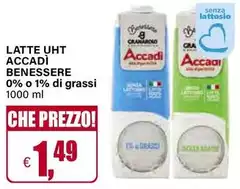 Granarolo - Latte UHT Accadì Benessere