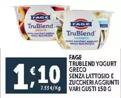 Fage - Trublend Yogurt Greco Senza Lattosio E Zuccheri Aggiunti