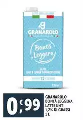 Granarolo - Bontà Leggera Latte UHT 1,2% Di Grassi