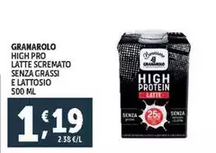 Granarolo - High Pro Latte Scremato Senza Grassi E Lattosio