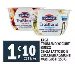 Fage - Trublend Yogurt Greco Senza Lattosio E Zuccheri Aggiunti